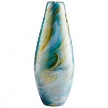 Cyan Designs 09501 - Chalcedony Vase Multi Colored Blue - Small