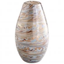 Cyan Designs 09646 - Caravelas Vase Metallic Sand Swirl - Small