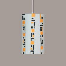 A-19 PM20310-WH-BCC - Ladders Pendant White (Black Cord & Canopy)