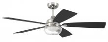 Craftmade CHS52PLN5 - 52" Ceiling Fan w/Wi-Fi, DC Motor, Blades, LED Light Kit