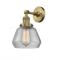 Innovations Lighting 203-BB-G172 - Fulton - 1 Light - 7 inch - Brushed Brass - Adjustable Sconce