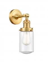 Innovations Lighting 203-SG-G314 - Dover - 1 Light - 5 inch - Satin Gold - Adjustable Sconce