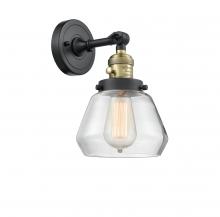 Innovations Lighting 203SW-BAB-G172 - Fulton - 1 Light - 7 inch - Black Antique Brass - Adjustable Sconce