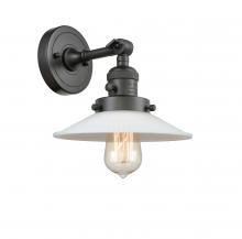 Innovations Lighting 203SW-OB-G1-LED - Halophane - 1 Light - 9 inch - Oil Rubbed Bronze - Adjustable Sconce