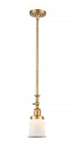 Innovations Lighting 206-SG-G181S - Canton - 1 Light - 5 inch - Satin Gold - Stem Hung - Adjustable Mini Pendant