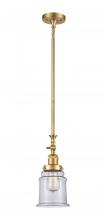 Innovations Lighting 206-SG-G182 - Canton - 1 Light - 6 inch - Satin Gold - Stem Hung - Adjustable Mini Pendant