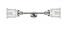 Innovations Lighting 208L-PN-G182-LED - Canton - 2 Light - 6 inch - Polished Nickel - Adjustable Bath Vanity Light
