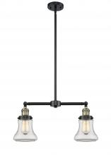 Innovations Lighting 209-BAB-G192 - Bellmont - 2 Light - 21 inch - Black Antique Brass - Stem Hung - Adjustable Island Light