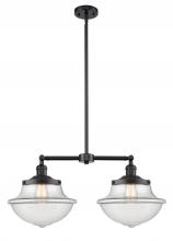Innovations Lighting 209-OB-G542 - Oxford - 2 Light - 25 inch - Oil Rubbed Bronze - Stem Hung - Adjustable Island Light