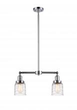 Innovations Lighting 209-PC-G513 - Bell - 2 Light - 21 inch - Polished Chrome - Stem Hung - Adjustable Island Light