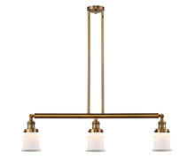 Innovations Lighting 213-BB-G181S - Canton - 3 Light - 39 inch - Brushed Brass - Stem Hung - Adjustable Island Light