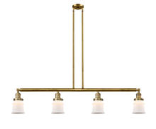 Innovations Lighting 214-BB-G181S - Canton - 4 Light - 51 inch - Brushed Brass - Stem Hung - Adjustable Island Light