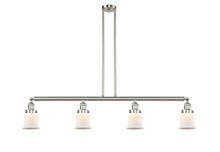 Innovations Lighting 214-SN-G181S - Canton - 4 Light - 51 inch - Brushed Satin Nickel - Stem Hung - Adjustable Island Light