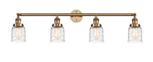 Innovations Lighting 215-BB-G513 - Bell - 4 Light - 42 inch - Brushed Brass - Adjustable Bath Vanity Light