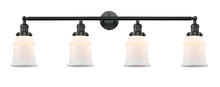 Innovations Lighting 215-BK-G181 - Canton - 4 Light - 42 inch - Matte Black - Adjustable Bath Vanity Light
