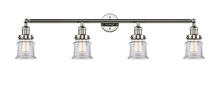 Innovations Lighting 215-PN-G182S - Canton - 4 Light - 42 inch - Polished Nickel - Adjustable Bath Vanity Light
