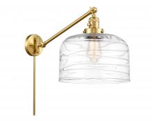 Innovations Lighting 237-SG-G713-L - Bell - 1 Light - 12 inch - Satin Gold -Adjustable Swing Arm