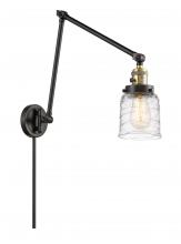 Innovations Lighting 238-BAB-G513 - Bell - 1 Light - 8 inch - Black Antique Brass -Adjustable Swing Arm