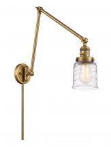 Innovations Lighting 238-BB-G513 - Bell - 1 Light - 8 inch - Brushed Brass -Adjustable Swing Arm