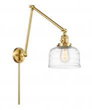 Innovations Lighting 238-SG-G713 - Bell - 1 Light - 8 inch - Satin Gold -Adjustable Swing Arm