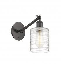 Innovations Lighting 317-1W-OB-G1113 - Cobbleskill - 1 Light - 5 inch - Oil Rubbed Bronze - Adjustable Sconce