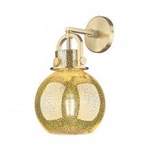 Innovations Lighting 410-1W-CB-G410-8ME - Newton Sphere - 1 Light - 8 inch - Champagne Bronze - Sconce