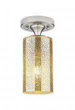 Innovations Lighting 434-1F-SN-G434-7ME - Crown Point - 1 Light - 5 inch - Satin Nickel - Flush Mount