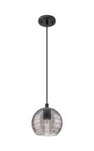 Innovations Lighting 434-1P-BK-G1213-6SM - Crown Point - 1 Light - 6 inch - Matte Black - Pendant