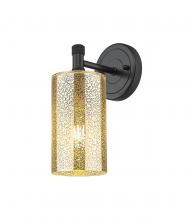Innovations Lighting 434-1W-BK-G434-7ME - Crown Point - 1 Light - 5 inch - Matte Black - Sconce