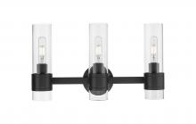 Innovations Lighting 467-3W-BK-G467-CL - Arden - 3 Light - 21 inch - Matte Black - Bath Vanity Light