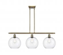 Innovations Lighting 516-3I-AB-G122-10 - Athens - 3 Light - 37 inch - Antique Brass - Stem Hung - Island Light