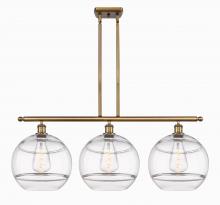 Innovations Lighting 516-3I-BB-G556-12CL - Rochester - 3 Light - 39 inch - Brushed Brass - Cord hung - Island Light