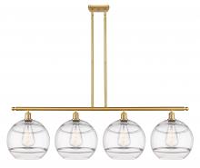 Innovations Lighting 516-4I-SG-G556-12CL - Rochester - 4 Light - 50 inch - Satin Gold - Cord hung - Island Light