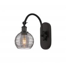 Innovations Lighting 518-1W-OB-G1213-6SM - Athens Deco Swirl - 1 Light - 6 inch - Oil Rubbed Bronze - Adjustable Swing Arm