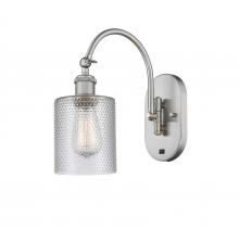 Innovations Lighting 518-1W-SN-G112 - Cobbleskill - 1 Light - 5 inch - Brushed Satin Nickel - Adjustable Swing Arm