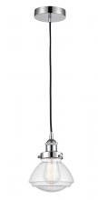 Innovations Lighting 616-1PH-PC-G324 - Olean - 1 Light - 7 inch - Polished Chrome - Cord hung - Mini Pendant