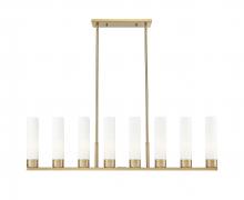 Innovations Lighting 617-8I-BB-G617-11SWH - Boreas - 6 Light - 48 inch - Brushed Brass - Linear Pendant