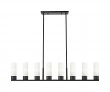 Innovations Lighting 617-8I-BK-G617-8SWH - Boreas - 6 Light - 48 inch - Matte Black - Linear Pendant
