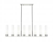 Innovations Lighting 617-8I-PN-G617-11WH - Boreas - 6 Light - 48 inch - Polished Nickel - Linear Pendant