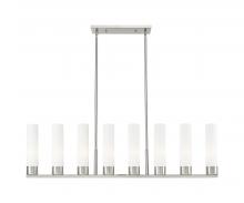 Innovations Lighting 617-8I-SN-G617-11SWH - Boreas - 6 Light - 48 inch - Satin Nickel - Linear Pendant