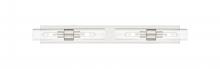 Innovations Lighting 617S-4W-SN-G617-8CL - Boreas - 4 Light - 39 inch - Satin Nickel - Bath Vanity Light