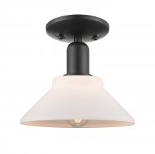 Innovations Lighting 716-1C-BK-G131 - Orwell - 1 Light - 8 inch - Matte Black - Semi-Flush Mount