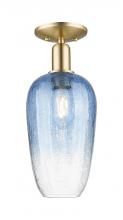 Innovations Lighting 716-1C-CB-G484-7SB - Brookhaven Flute - 1 Light - 6 inch - Champagne Bronze - Semi-Flush Mount