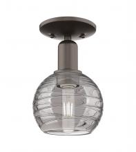 Innovations Lighting 716-1C-OB-G1213-6SM - Athens Deco Swirl - 1 Light - 6 inch - Oil Rubbed Bronze - Semi-Flush Mount