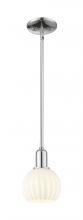 Innovations Lighting 716-1S-PC-G1217-6WV - White Venetian - 1 Light - 6 inch - Polished Chrome - Stem hung - Mini Pendant