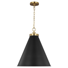 Visual Comfort & Co. Studio Collection CP1281MBKBBS - Wellfleet Large Cone Pendant